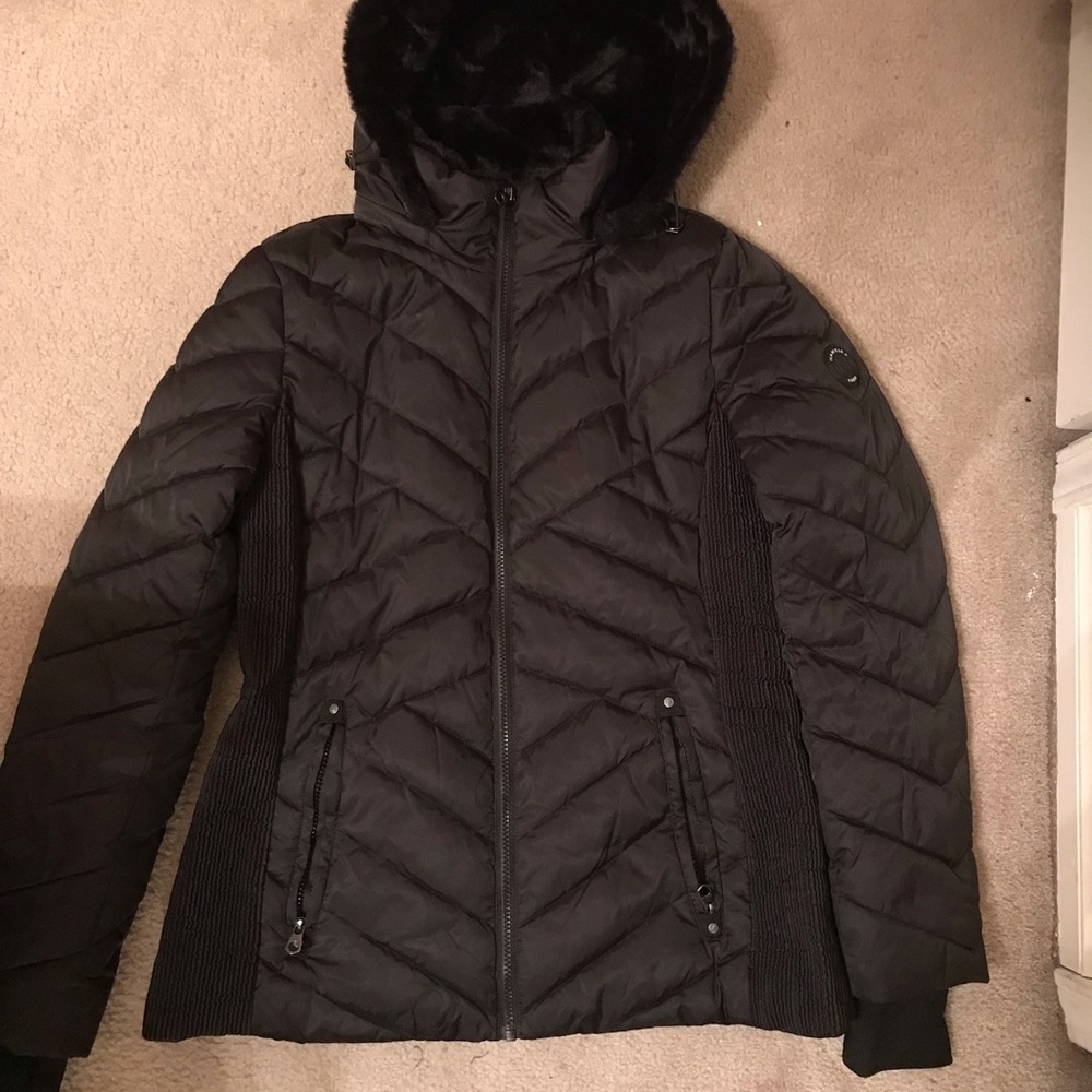Nautica puffer jacket with hood